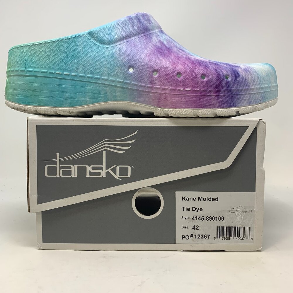 Dansko Kane Molded Women's Clog Tie Dye Size 42 EU Slip-On
